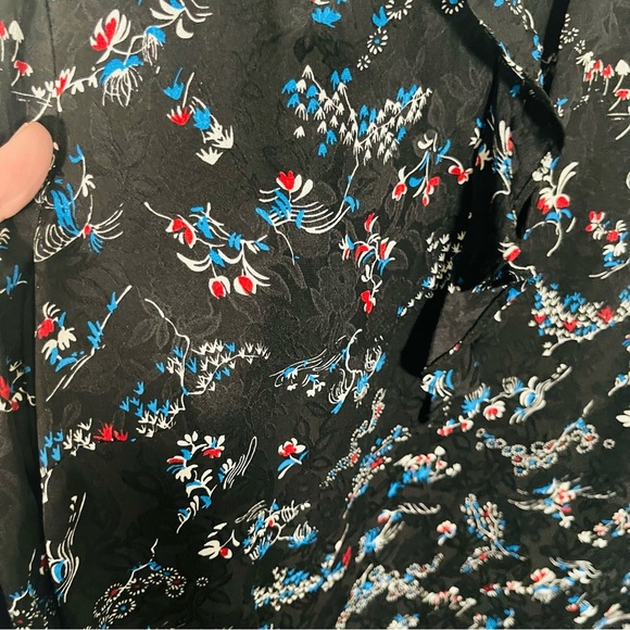 Veronica Beard Preston Floral Silk Dress Wedding Bohemian Festival Quiet Luxury - Picture 6 of 10